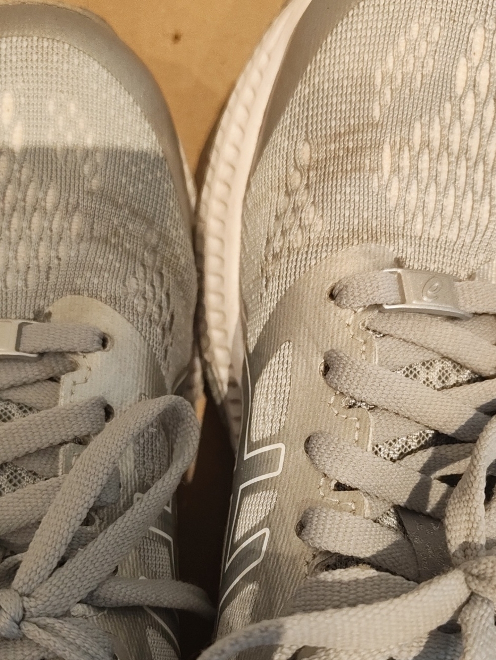 ASICS Women's Metallic Silver Athletic Running Shoes - Picture 6 of 8